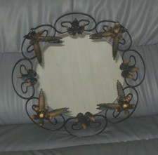 MIROIR MURAL DESIGN FLEUR ET