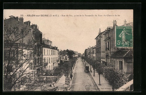 Cpa ablon sur seine - ablon-sur-seine,, du