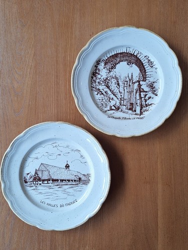 Assiettes parlantes village - , le