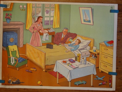 Ancienne affiche rossignol - ancienne, la
