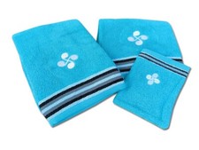 Serviettes éponge basque 