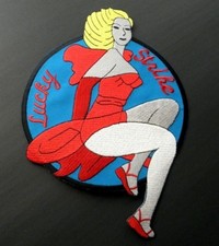 LUCKY STRIKE NOSE ART PIN UP