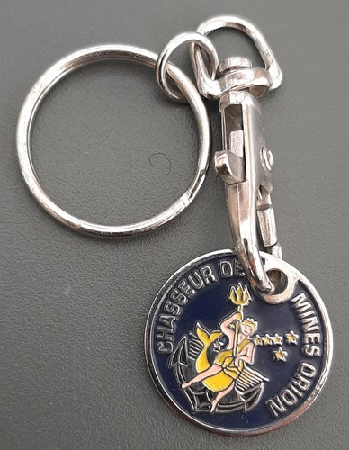 Porte clé jeton caddie - porte,