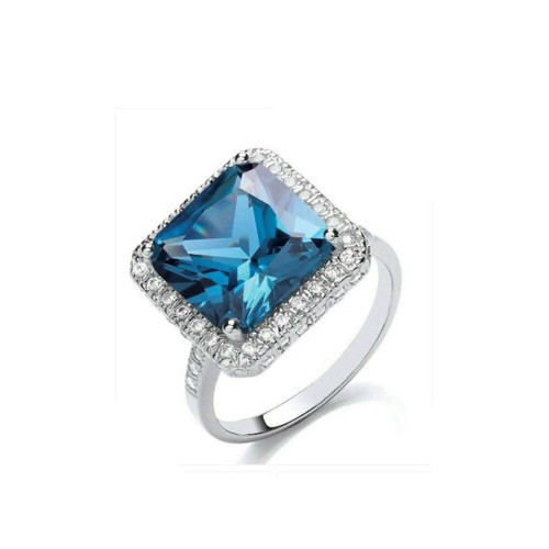 Bague topaze bleue londres - bague,