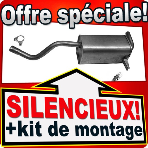 Silencieux arrière pour