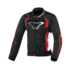 Veste Moto Macna Estivale Aérée Respirante Femme Noir Blanc Rouge Gris