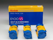 3 X KODAK EKTACHROME E100 VS 120 Expirés.