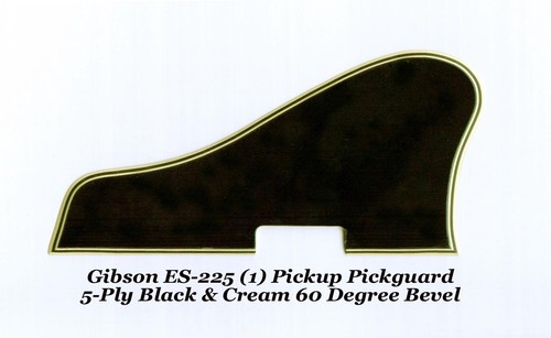 225 pickguard ply - es-225, 5-ply