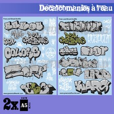 Decalcomanies a l'eau - Mix