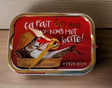 Horloge Murale Boîte De Sardines 60 Ans Conserverie Gonidec