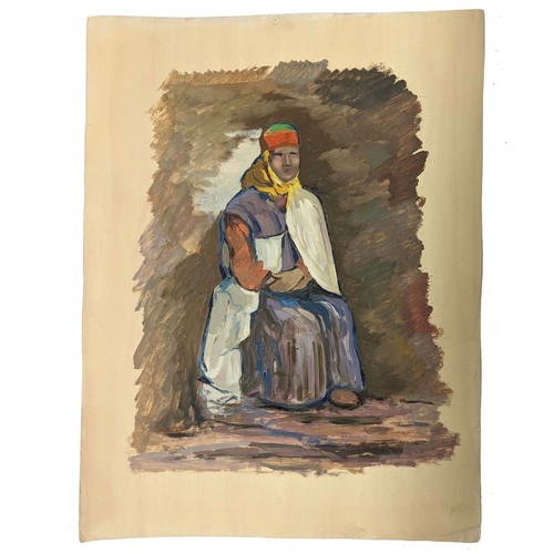 Dessin aquarelle orientaliste