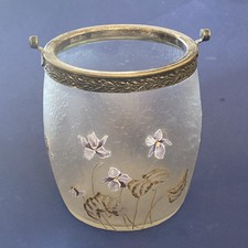 Monjoye (Legras) et Victor Saglier, seau à biscuits émaillé