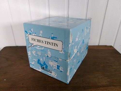 Coffret atlas fiches tintin - fiches,