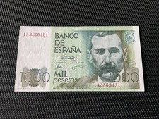 ESPAGNE: 1000 Pesetas 23/10/1979, Pick 158, Pr.SPL/AU ?