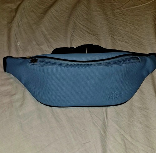 Sac banane lacoste bleu très - lacoste,
