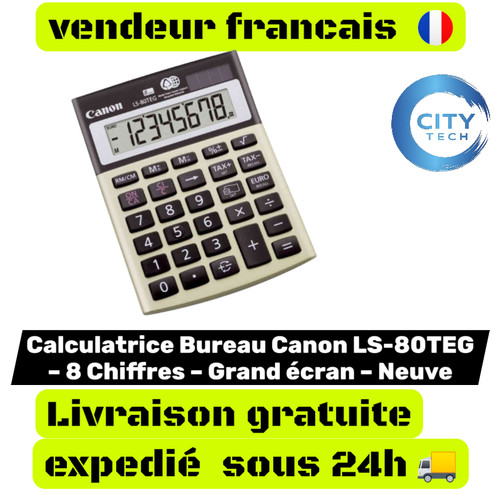 Calculatrice bureau canon - calculatrice,