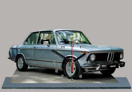 Voiture bmw 2002 tii grise - bmw,