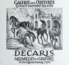 Albert DECARIS - Affiche originale en lithographie - Paris 1976