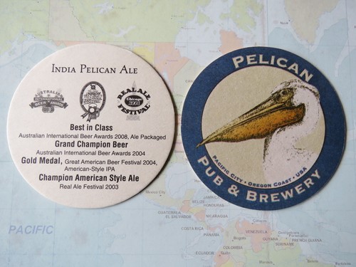 Sous verre bière pelican - sous-verre,