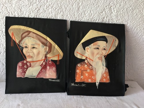 Ancienne peinture sur - ancienne,