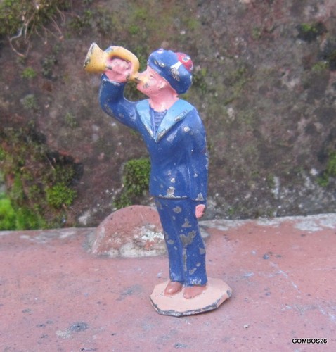 Figurine plomb creux domage - figurine,