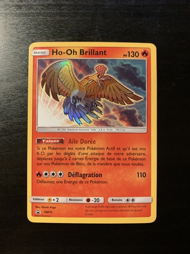 Carte pokémon ho oh - pokémon, ho-oh