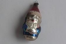 Ancienne Décoration Noël verre Père Noël Christmas Ornament Santa (61348)
