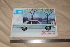 (MB2/G) Brochure Catalogue 1967 PLYMOUTH VALIANT / CANADA Texte français