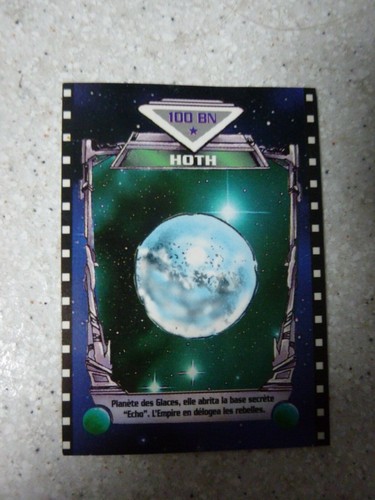 Carte défi jedi hoth - carte, du