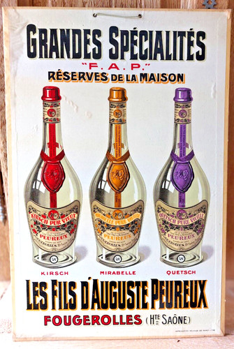 Affiche carton publicitaire