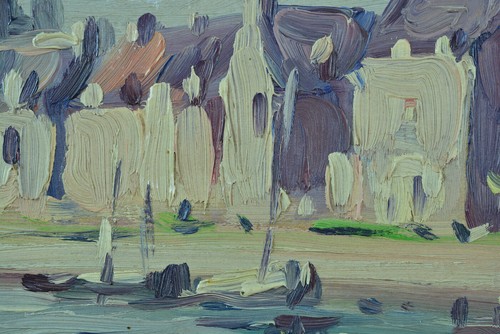 Beau tableau ancien paysage - tableau,