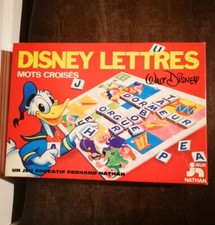 Vintage 1977 Jeu DISNEY LETTRES Mots Croisés Nathan Réf 590 800