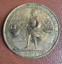 Admiral Vernon. Prise de Portobello par les Anglais, 1739. Royaume-Uni. Médaille
