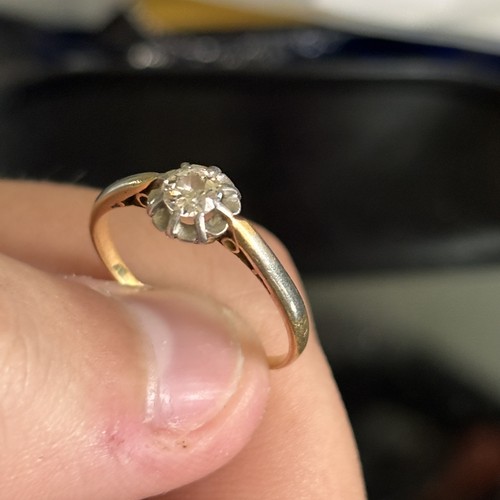 Ring bague solitaire - bague,