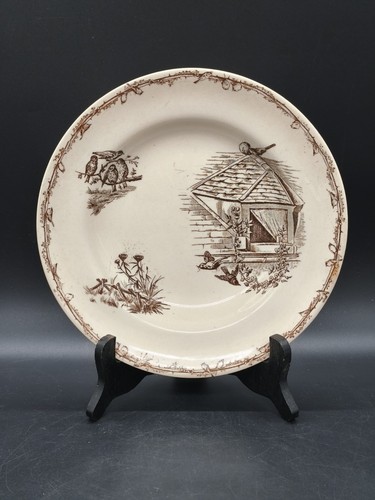 Assiette plate terre fer hb - terre,