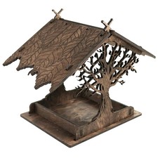 Mangeoire à Oiseaux en Bois