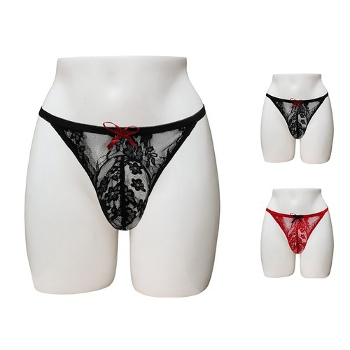 String homme dentelle