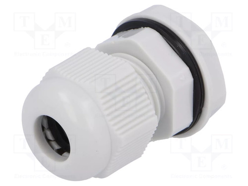 9mm pg9 gris polyamide - pg9,