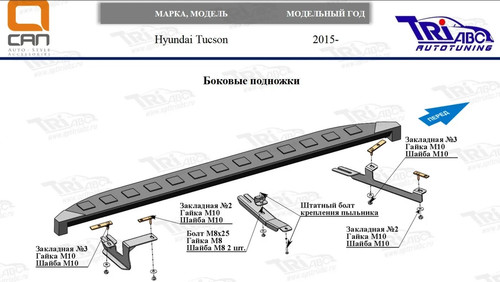 Kit fixations marche - fixations, de
