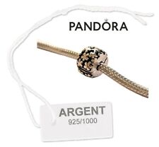 Authentique Charm Clip Pandora en Argent Sterling «Fleurs» (790533)