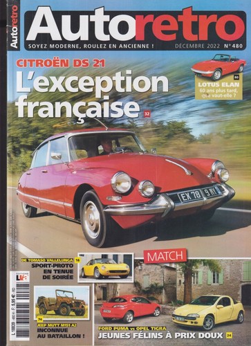 Auto retro 480 citroen ds - retro, n°480