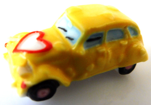 Fève 2cv jaune - fève,