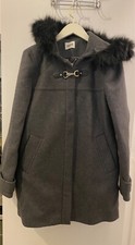 Manteau laine femme Claudie Pierlot taille 36 double fermeture 