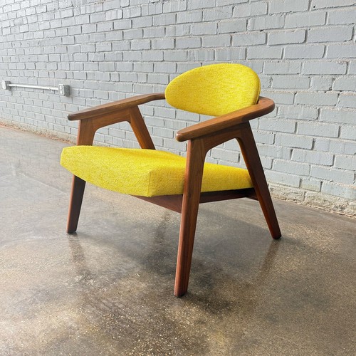 Walnut mcm lounge chair - lounge, adrian