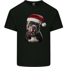 T-Shirt Enfant Staffy Staffordshire Bull Terrier De Noël