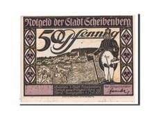[#352298] Billet, Allemagne, ville de Scheibenberg, 50 pfennigs, 1921, UNZ-