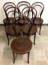 6 chaises Thonet originales