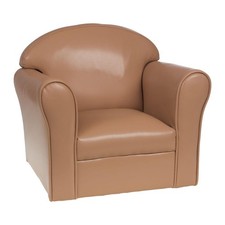 Fauteuil Club enfant taupe