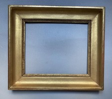 cadre Ancien Doré  Néoclassique Empire Louis XVI  XIX  3F 27 X 22 Cm