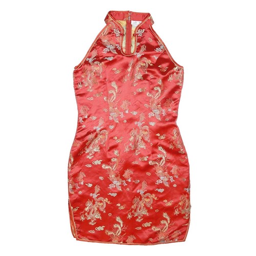 Tang robe cheongsam soie - cheongsam, en
